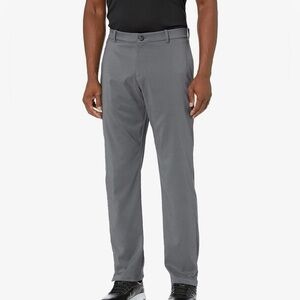 NIKE Golf Mens Gray Flat Front Tour Performance Dri Fit Golf Pants 34/30 Medium
